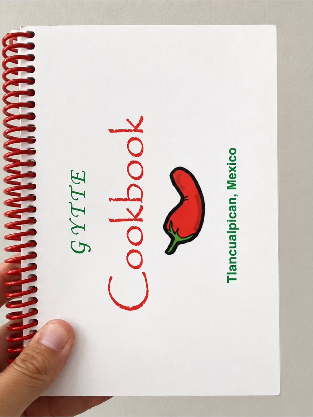 Gytte Cookbook Tlancualpican Mexico Spiral Bound Mexican Recipe Cookbook Vintage